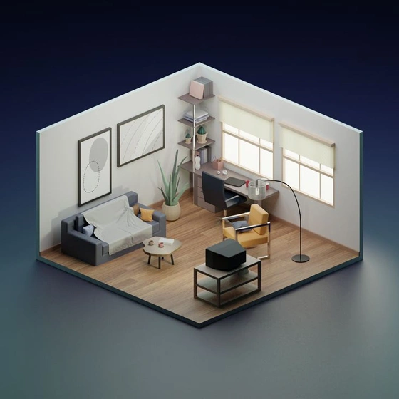 3d visualization interior design